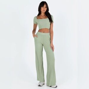 NWOT Princess Polly KATIE 2-PIECE PANTS SET